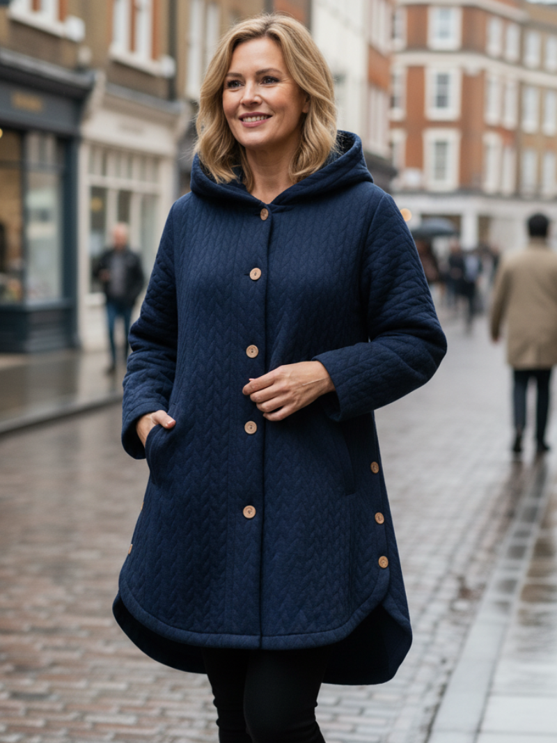 Maria | Quilted Hooded Coat