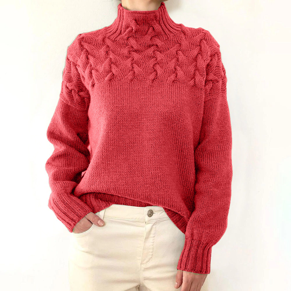 Janet | Cozy Turtleneck Knit Sweater