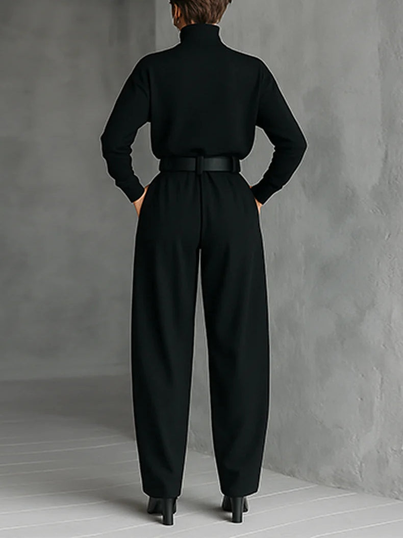 Juliet | Elegant Turtleneck Jumpsuit