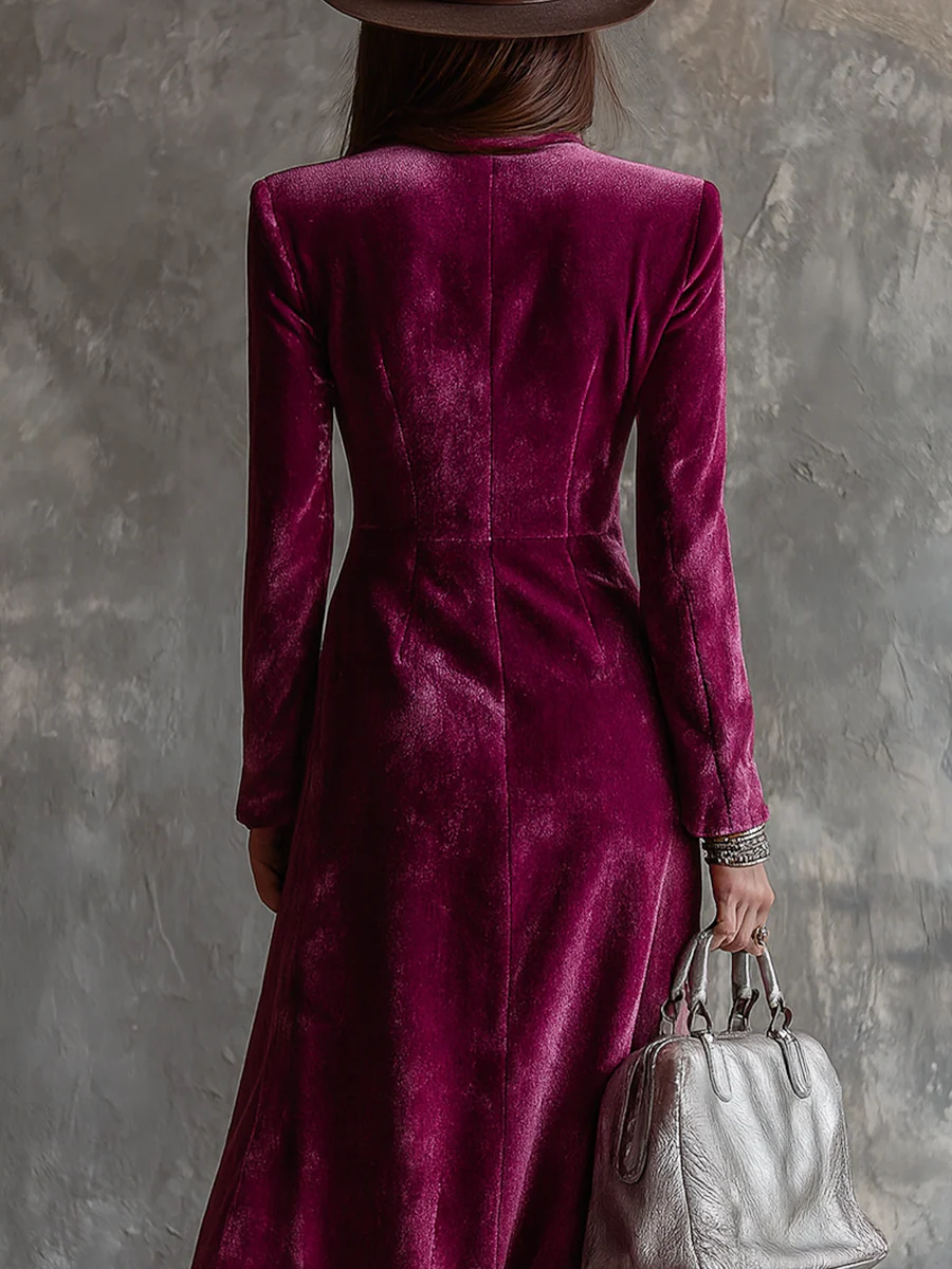 Daphne | Velvet Blazer Dress