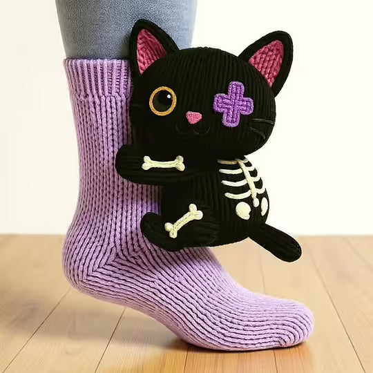 HeartWool™ | Warm Knit Animal Socks