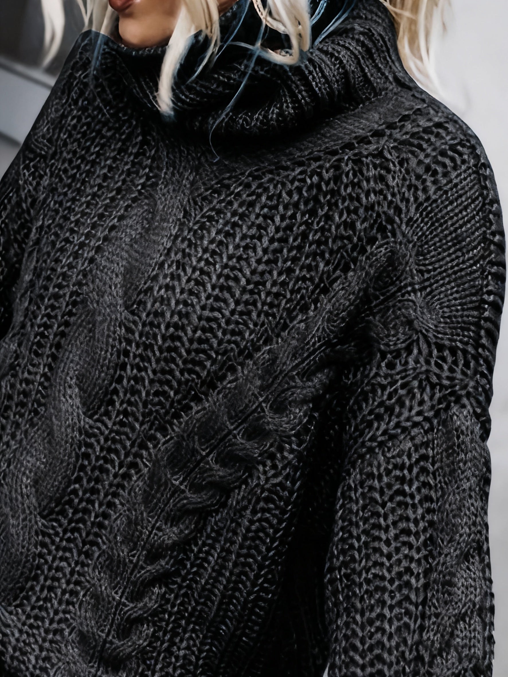 Elaine | Cozy Cable-Knit Turtleneck