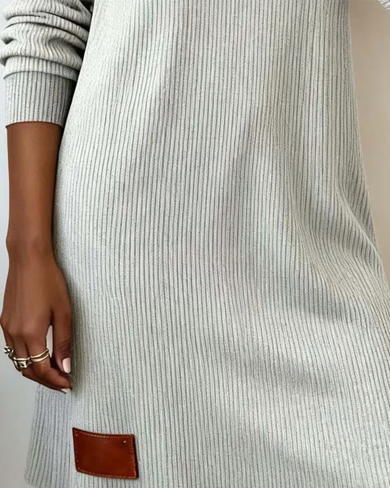 Isabelle | Cozy Cowl Neck Sweater Dress