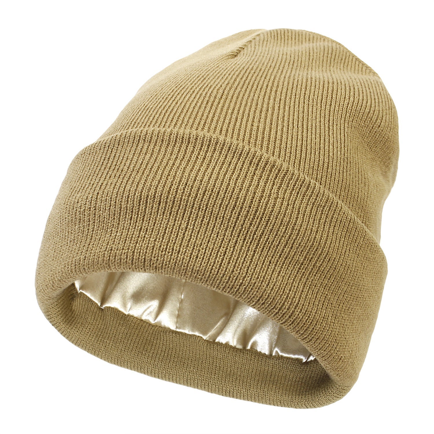 Elegant Winter Satin-Lined Beanie