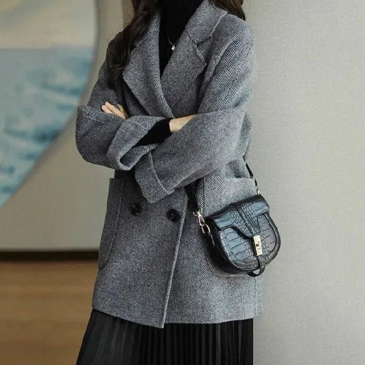 Gina | Classic Wool-Blend Coat