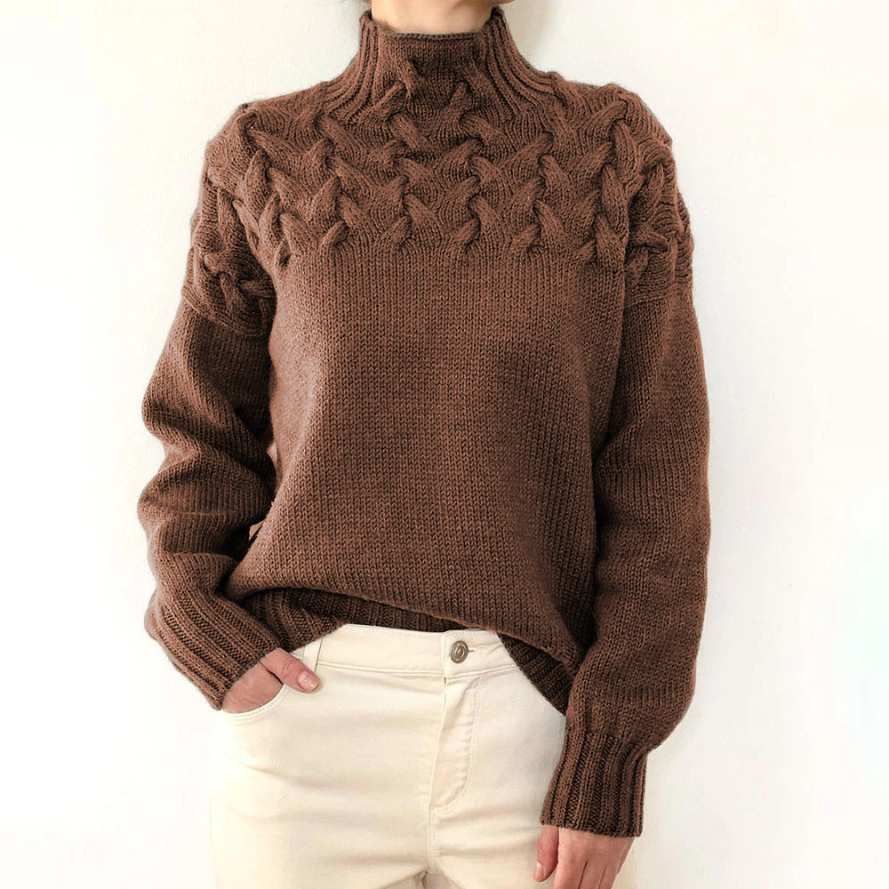 Janet | Cozy Turtleneck Knit Sweater