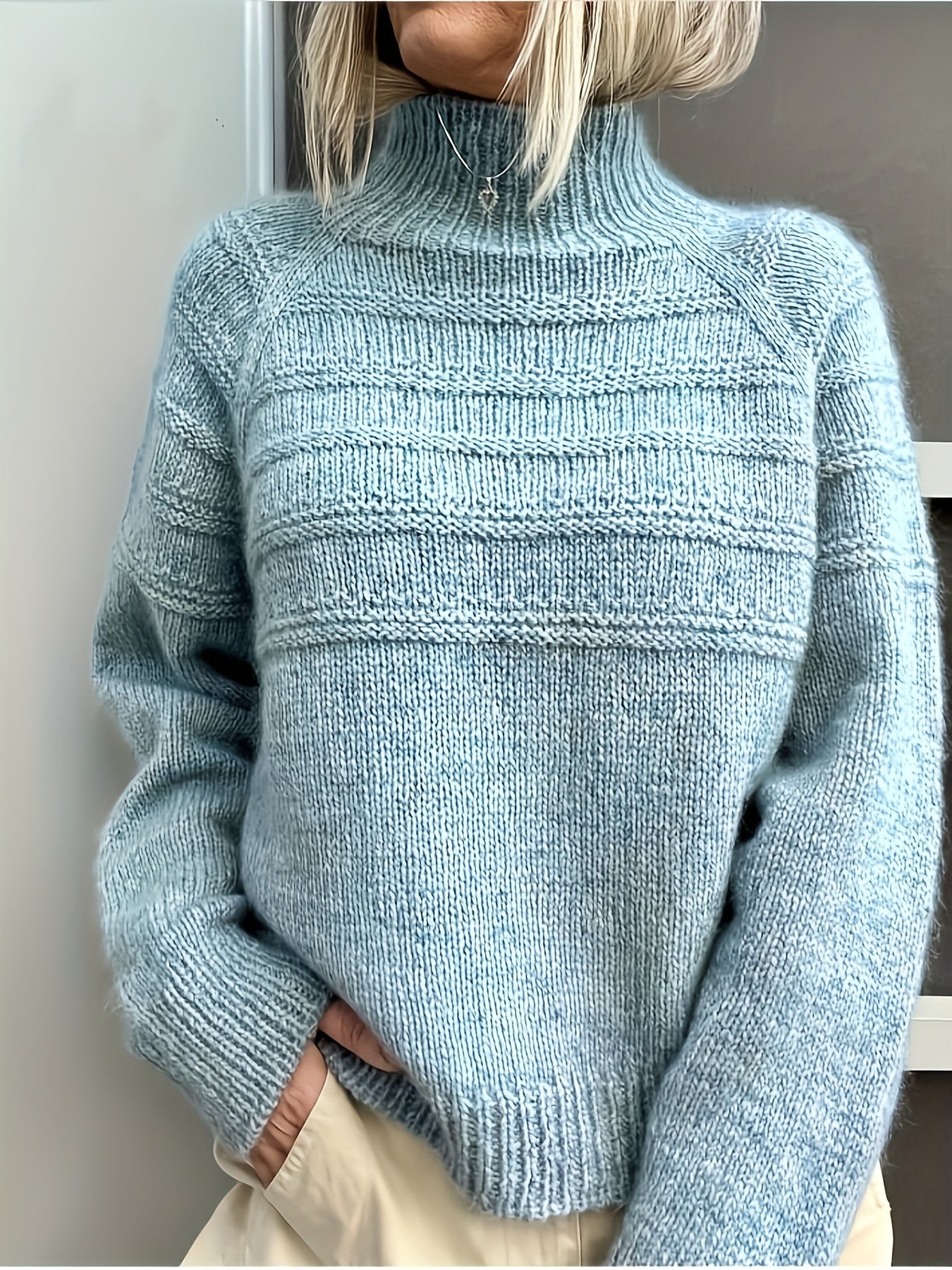 Diane | Cozy High-Neck Knit Sweater
