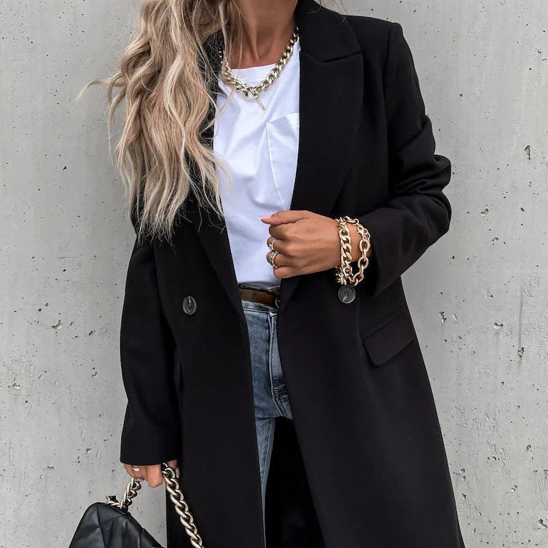 Marlene | Classic Long Wool Coat