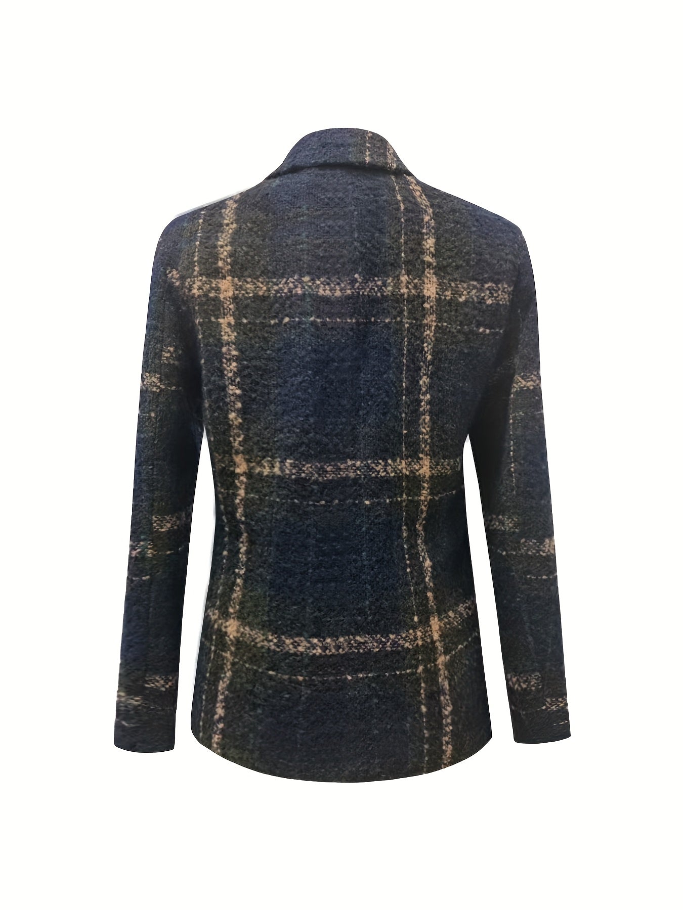 Marjorie | Classic Plaid Wool Coat