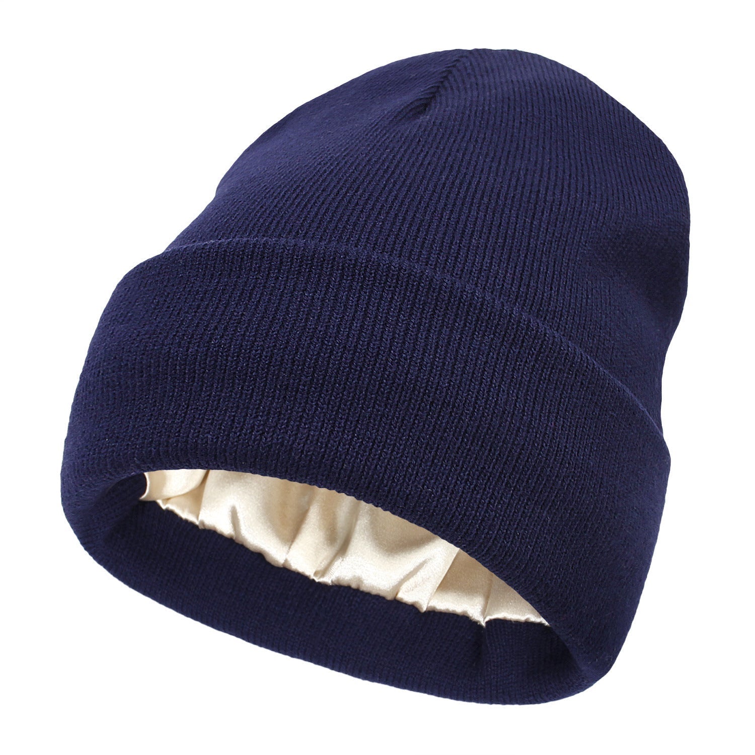 Elegant Winter Satin-Lined Beanie