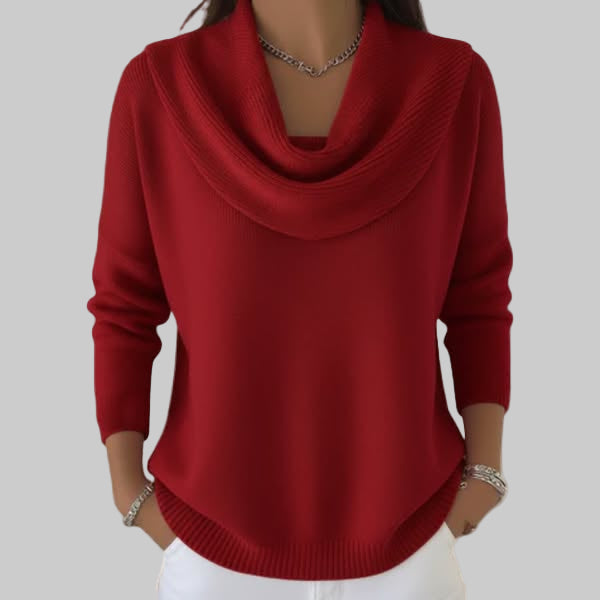 Ava | Effortless Elegance Cowl Neck Sweater