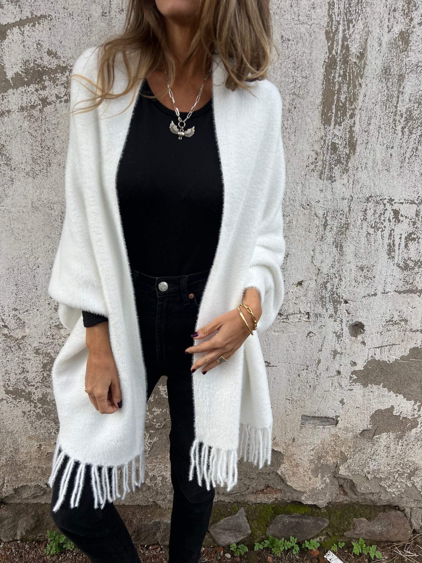 Juana | Cozy Fringe Wrap Coat