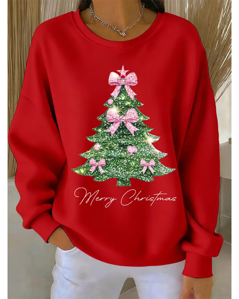 Holly | Sparkling Christmas Tree Sweatshirt