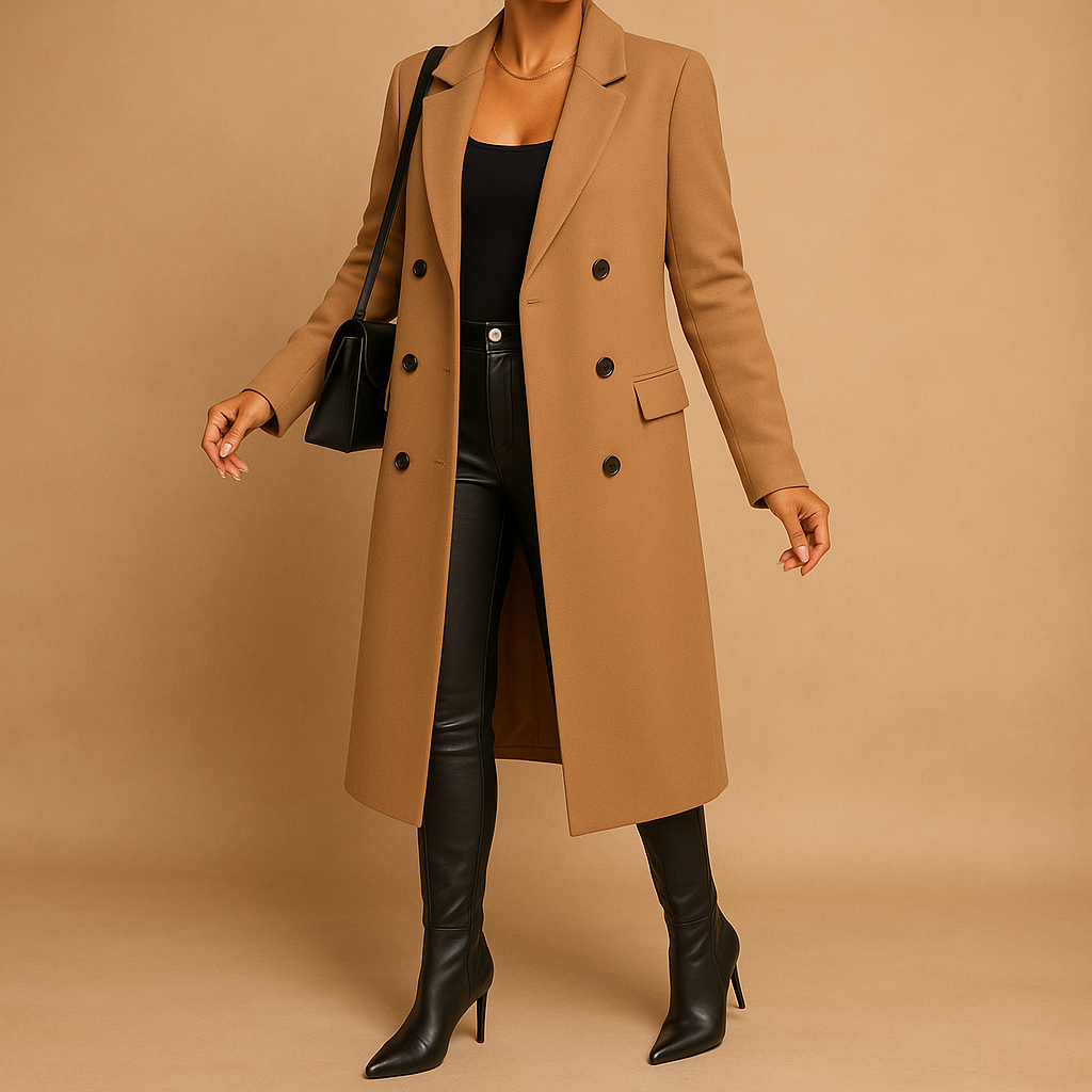 Evelyn | Classic Long Wool Coat