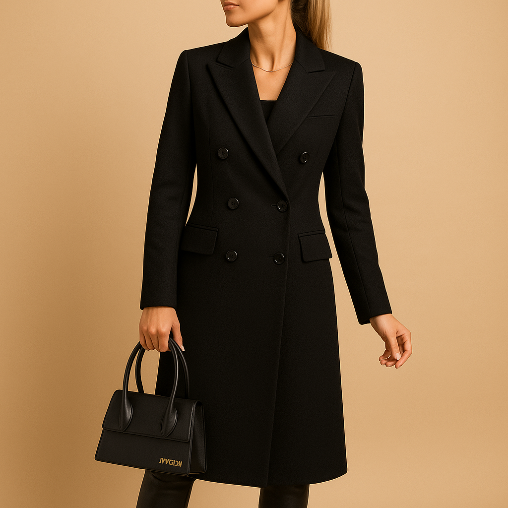 Evelyn | Classic Long Wool Coat