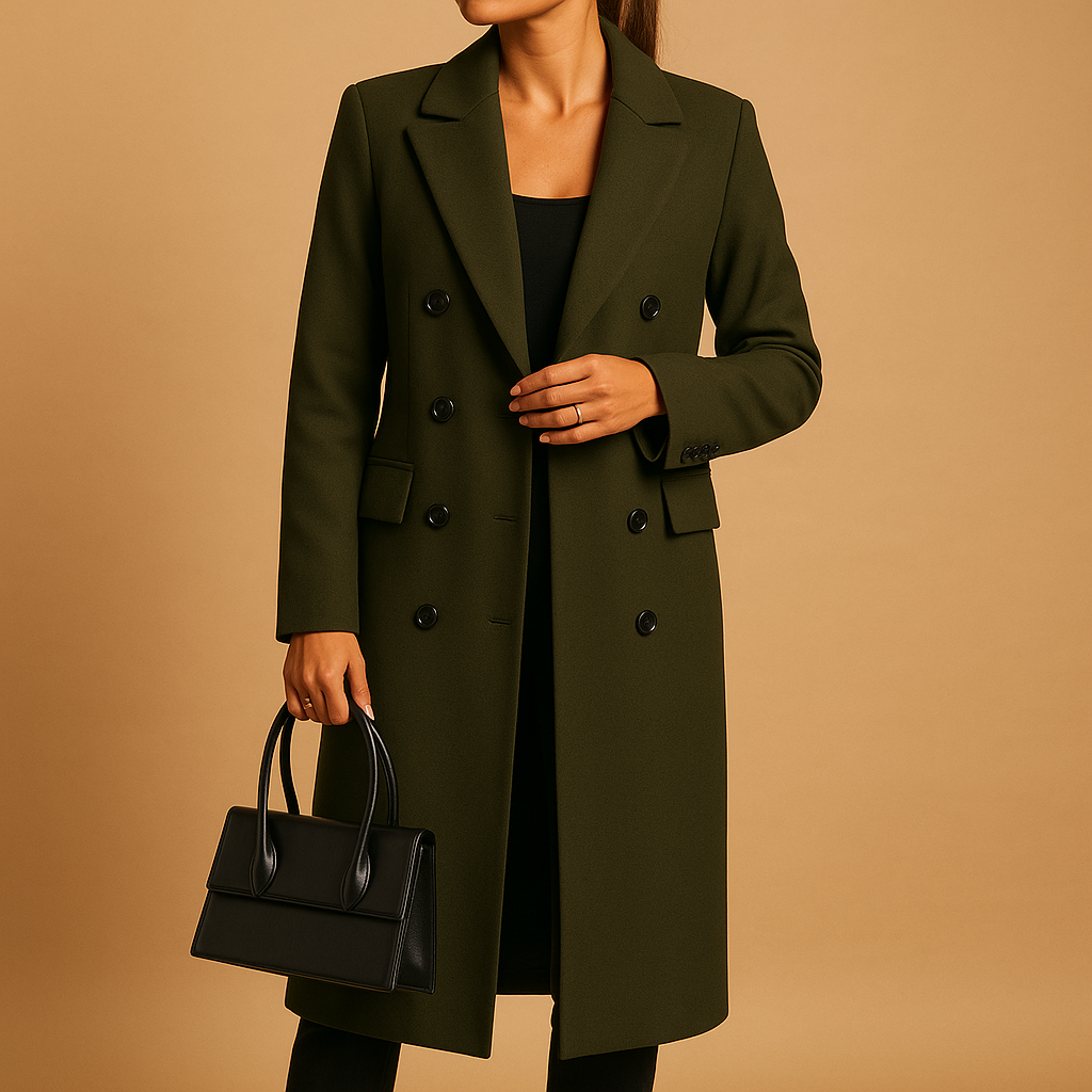 Evelyn | Classic Long Wool Coat
