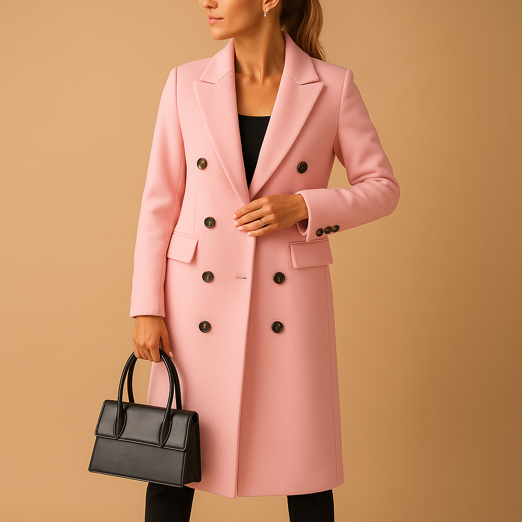 Evelyn | Classic Long Wool Coat