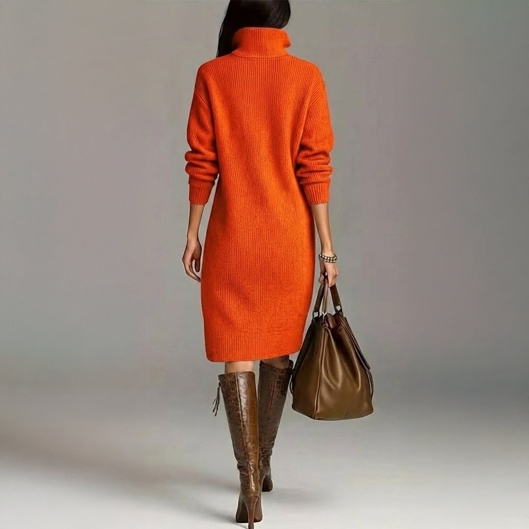 Martha | Soft Knitted Button Dress
